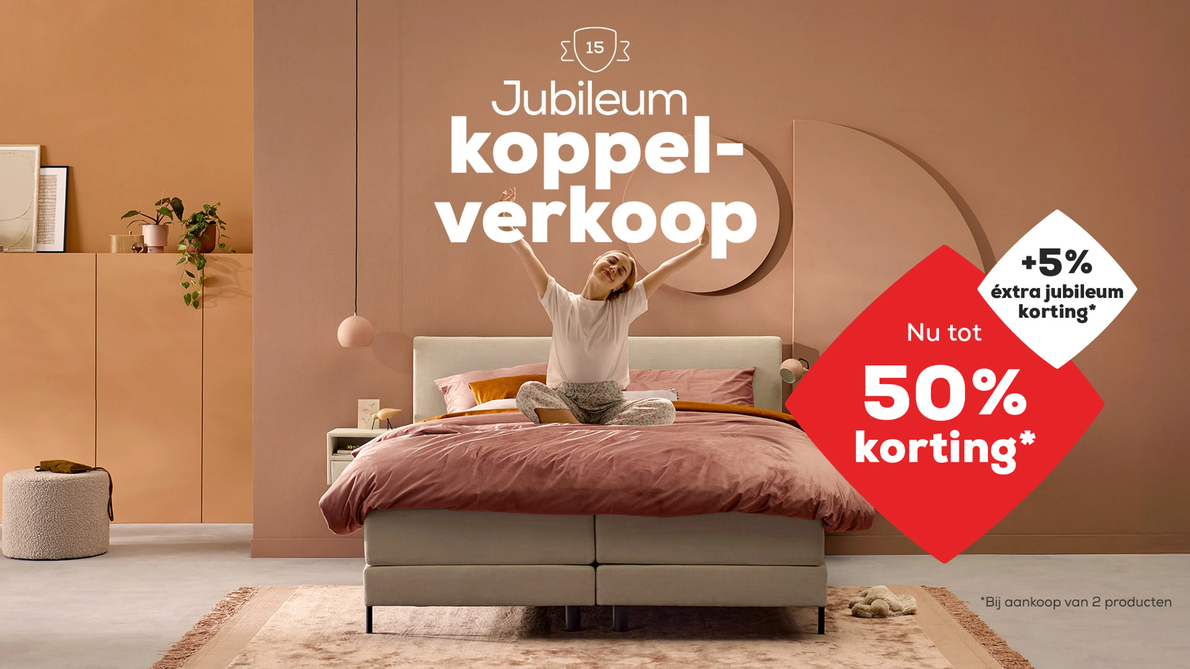 +5% éxtra jubileum korting