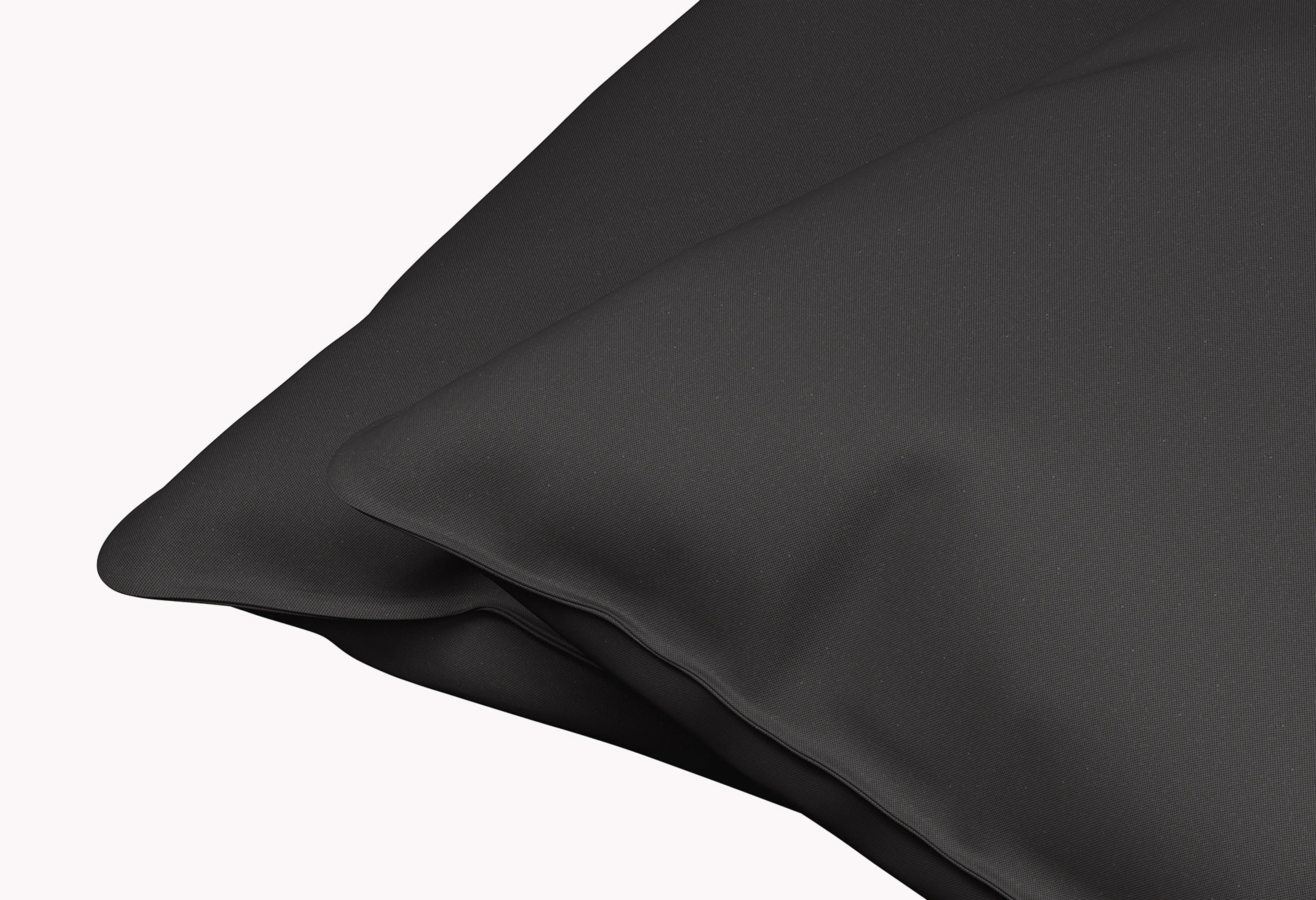 Dixxius Kussenslopen Excellent Percale Katoen Anthracite (set van 2)