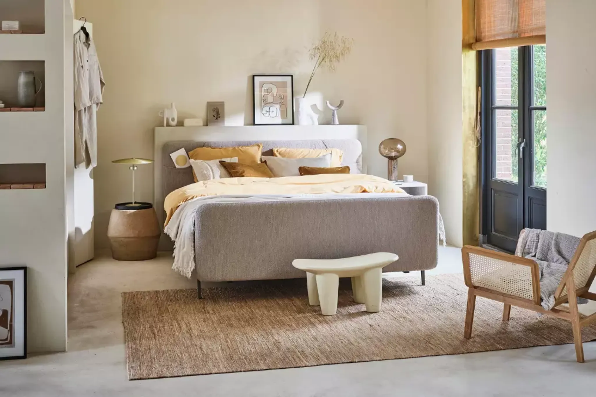 Slaapkamer voor de zongenieter