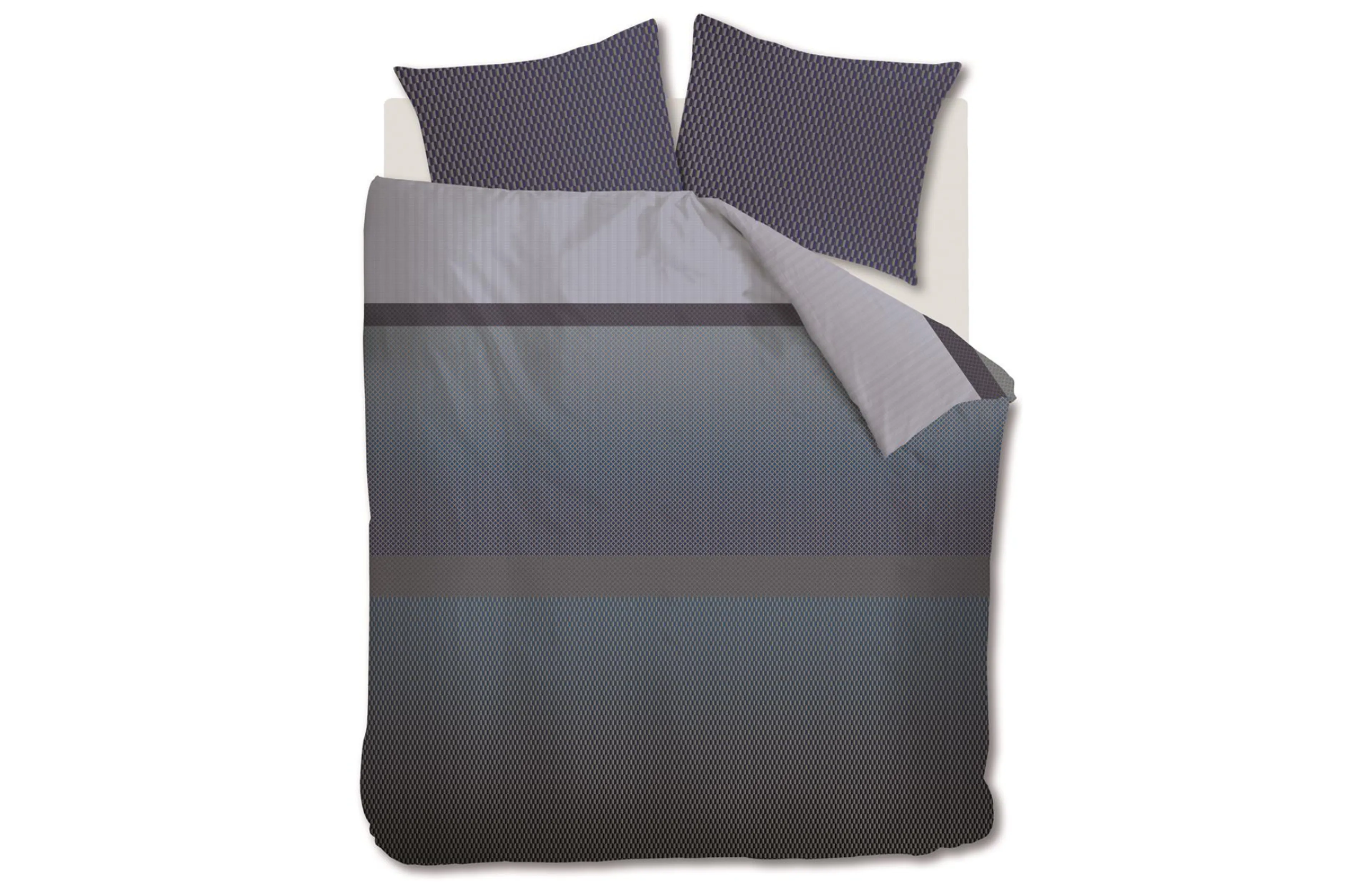 Kardol Sashiko Dekbedovertrek Blue Grey