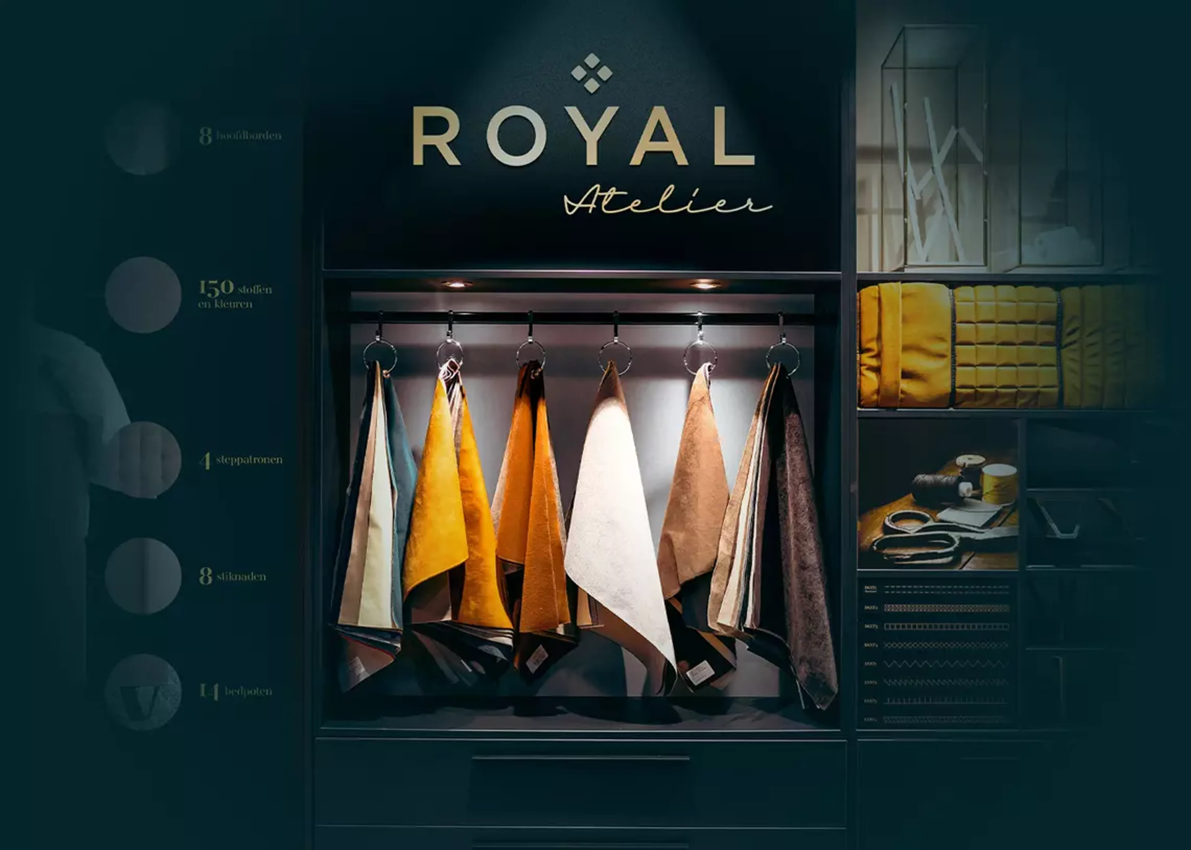 Kom langs bij het Royal Atelier in onze winkels