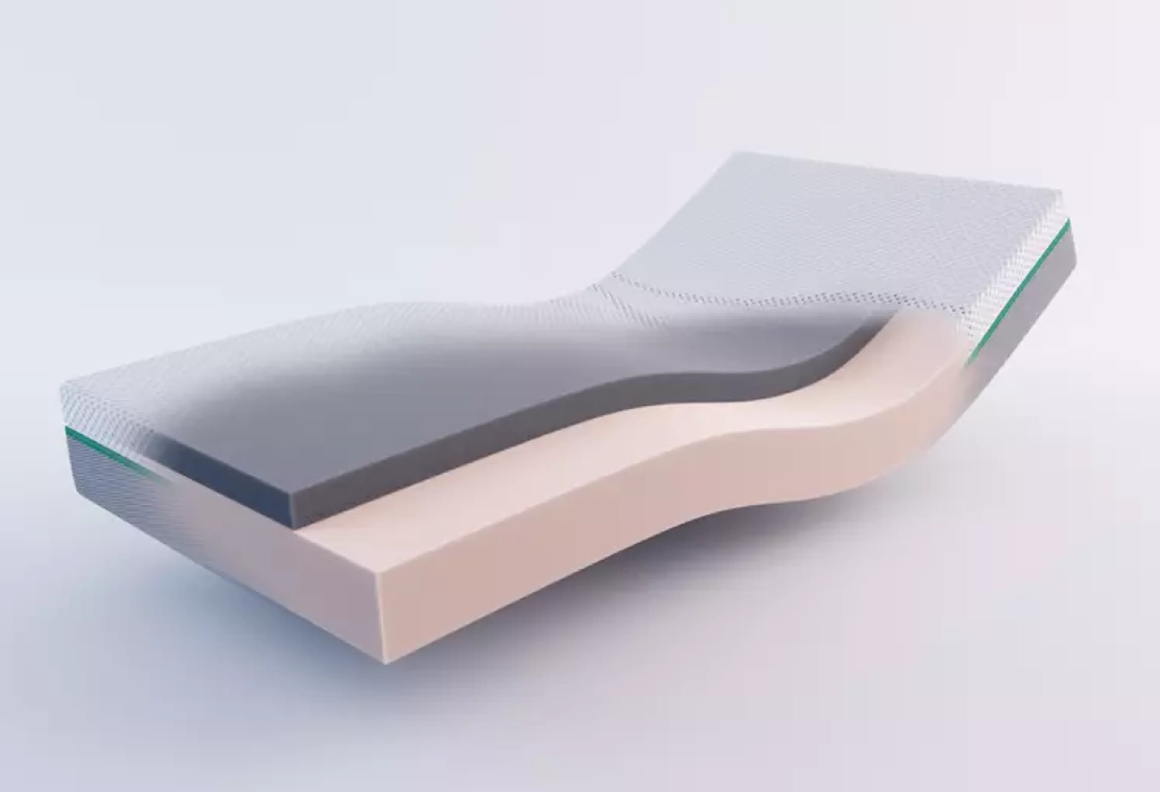 Drukverlagende en verkoelende comfortlaag